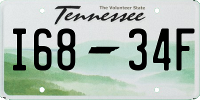 TN license plate I6834F