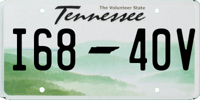TN license plate I6840V