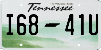 TN license plate I6841U