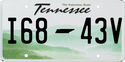 TN license plate I6843V