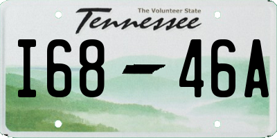 TN license plate I6846A