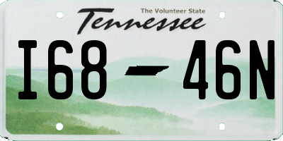 TN license plate I6846N