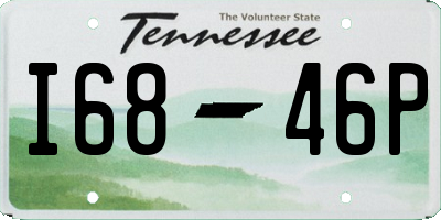 TN license plate I6846P