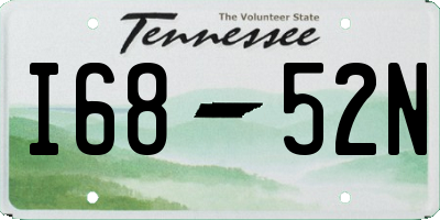 TN license plate I6852N