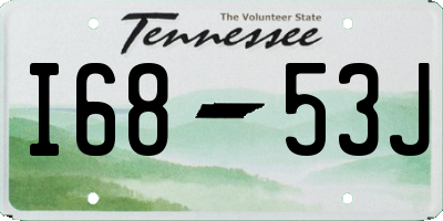 TN license plate I6853J