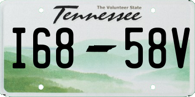 TN license plate I6858V