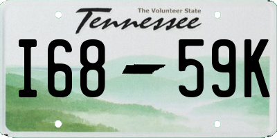 TN license plate I6859K