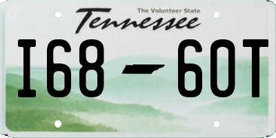 TN license plate I6860T