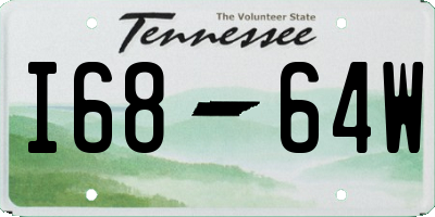 TN license plate I6864W