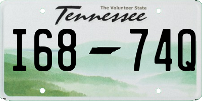 TN license plate I6874Q