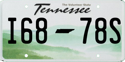TN license plate I6878S