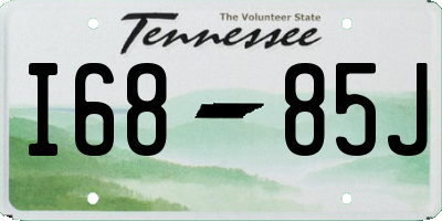 TN license plate I6885J