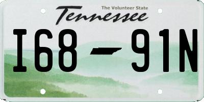 TN license plate I6891N