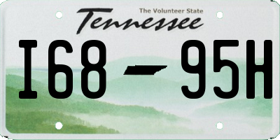 TN license plate I6895H