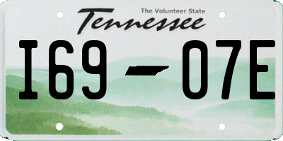 TN license plate I6907E