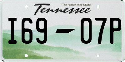 TN license plate I6907P