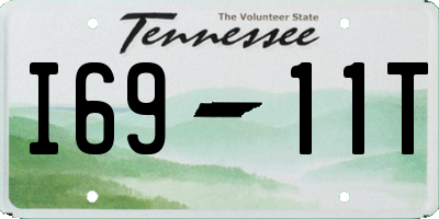 TN license plate I6911T