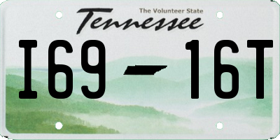 TN license plate I6916T