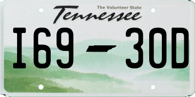 TN license plate I6930D