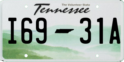 TN license plate I6931A