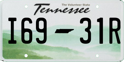 TN license plate I6931R
