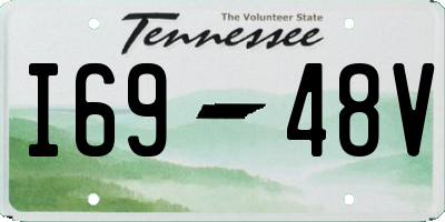 TN license plate I6948V