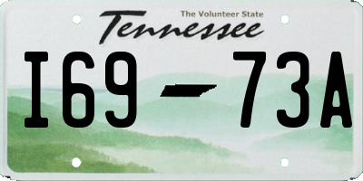 TN license plate I6973A