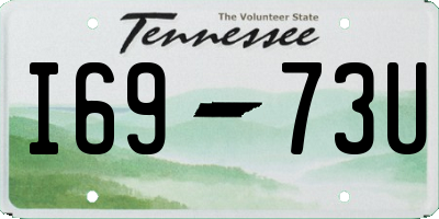 TN license plate I6973U