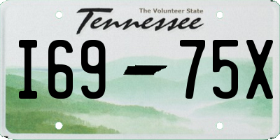 TN license plate I6975X