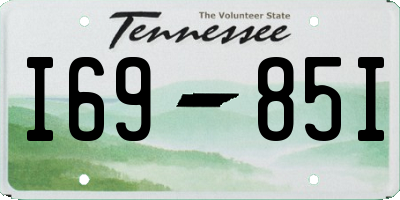 TN license plate I6985I