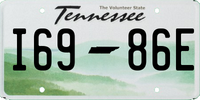 TN license plate I6986E