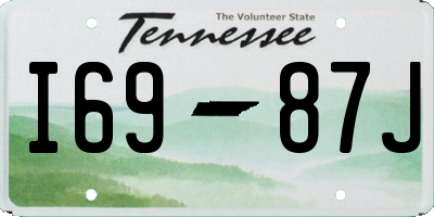TN license plate I6987J