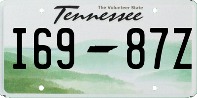 TN license plate I6987Z