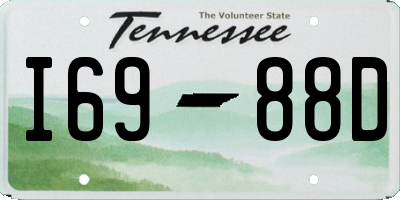TN license plate I6988D