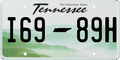 TN license plate I6989H