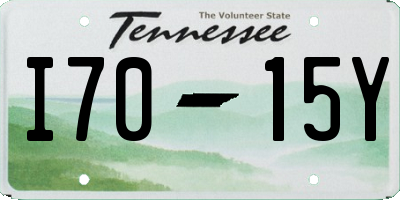 TN license plate I7015Y