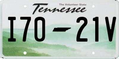 TN license plate I7021V