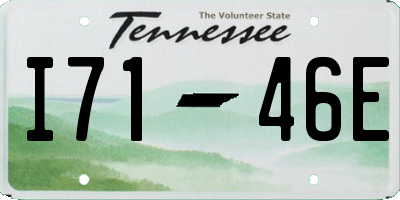 TN license plate I7146E