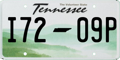TN license plate I7209P