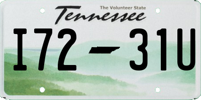 TN license plate I7231U