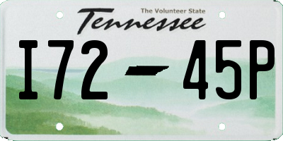 TN license plate I7245P