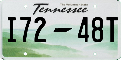 TN license plate I7248T