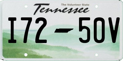 TN license plate I7250V