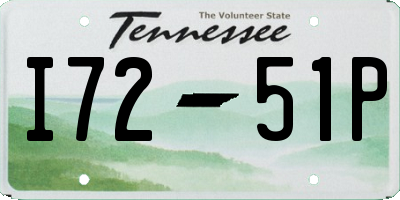 TN license plate I7251P