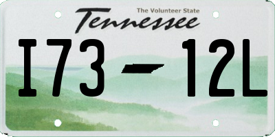 TN license plate I7312L