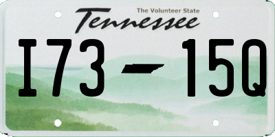 TN license plate I7315Q