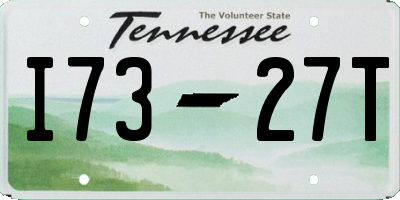 TN license plate I7327T