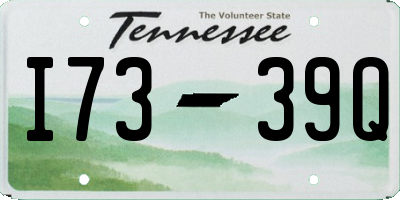 TN license plate I7339Q
