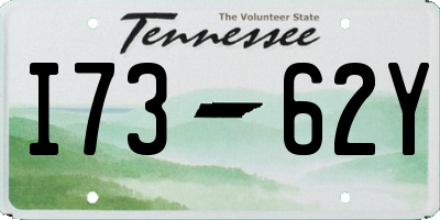 TN license plate I7362Y
