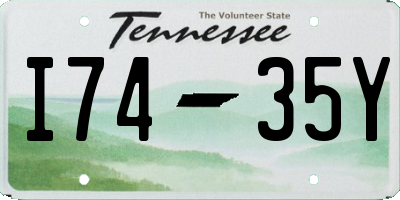 TN license plate I7435Y